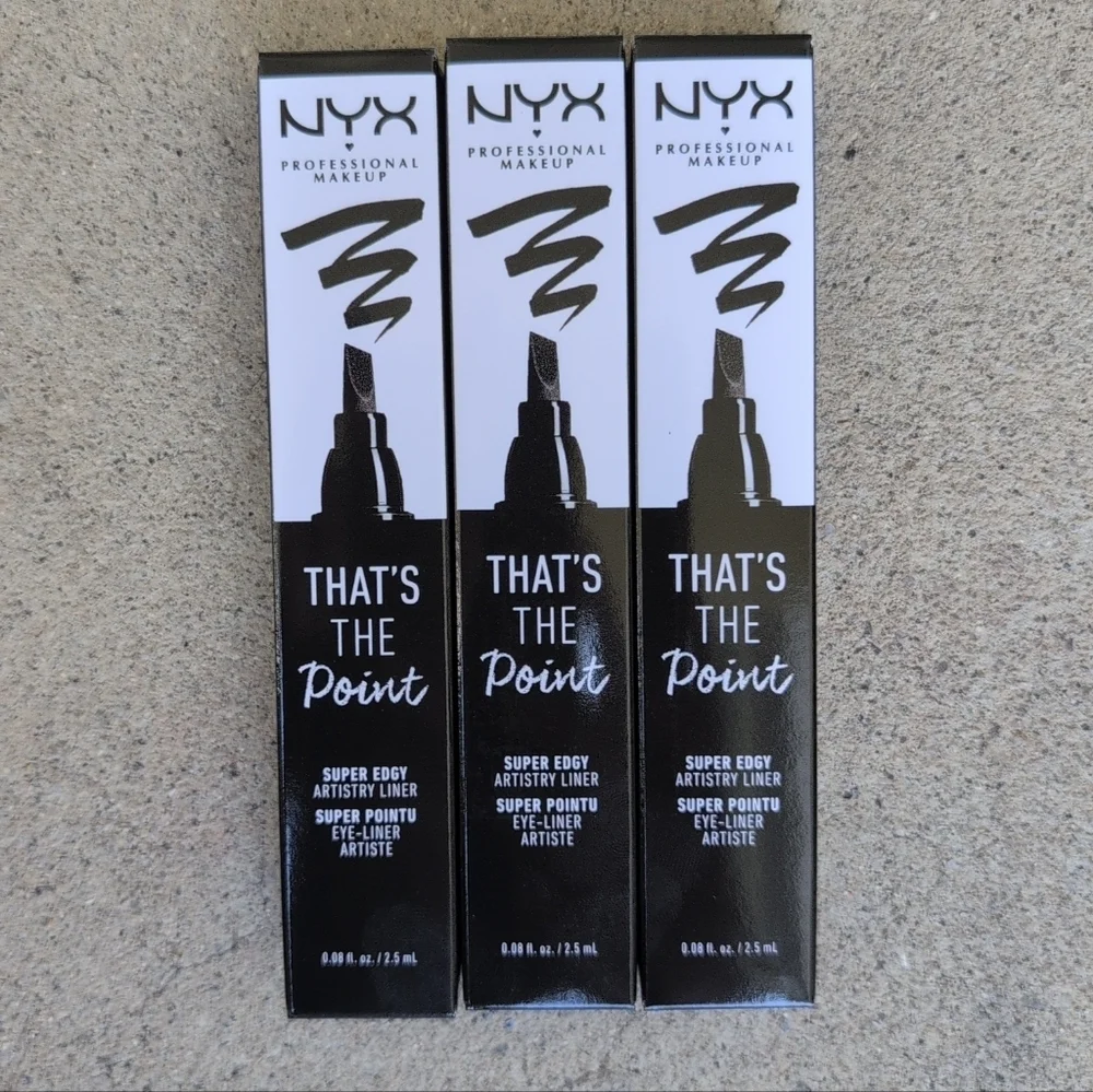 NYX That's The Point Eyeliner Set 3 Piece Bundle